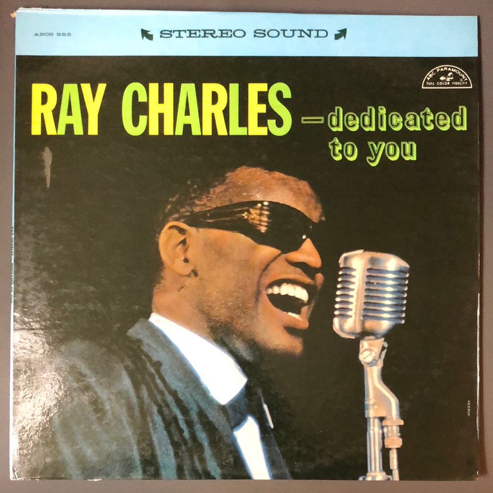 Ray Charles Vinyl Lp …Dedicated To You